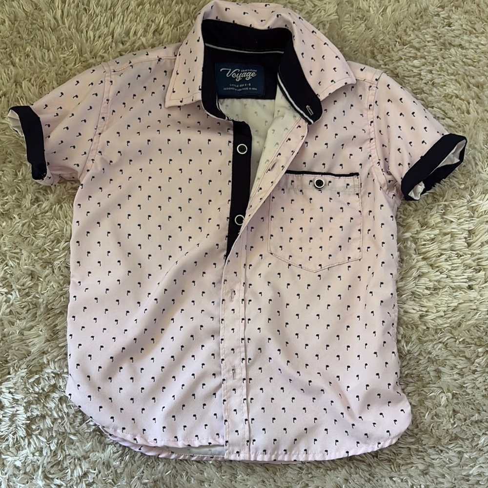 Vogue Kids Pink Short Sleeve Shirt